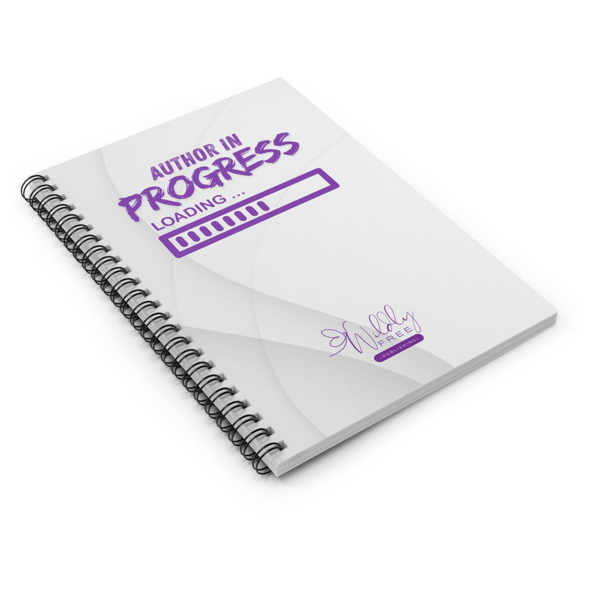 Author in Progress Spiral Notebook - Perfect for Writers, Students, Dreamers, Journaling, Back to School, Unique Gift Idea