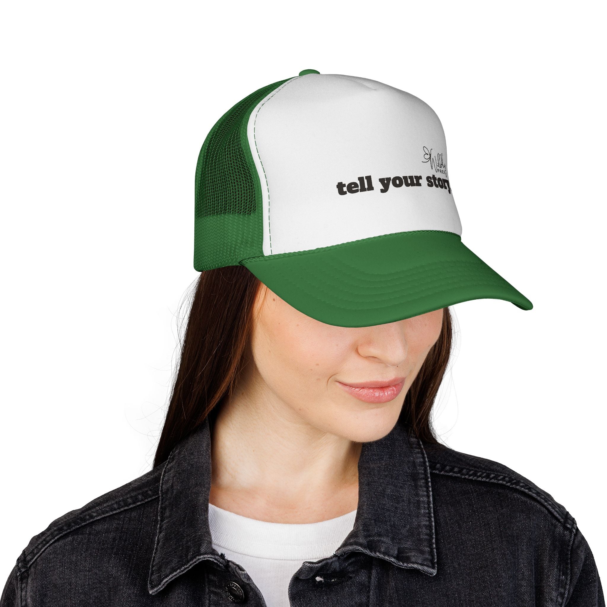 "Tell Your Story." Trucker Hat