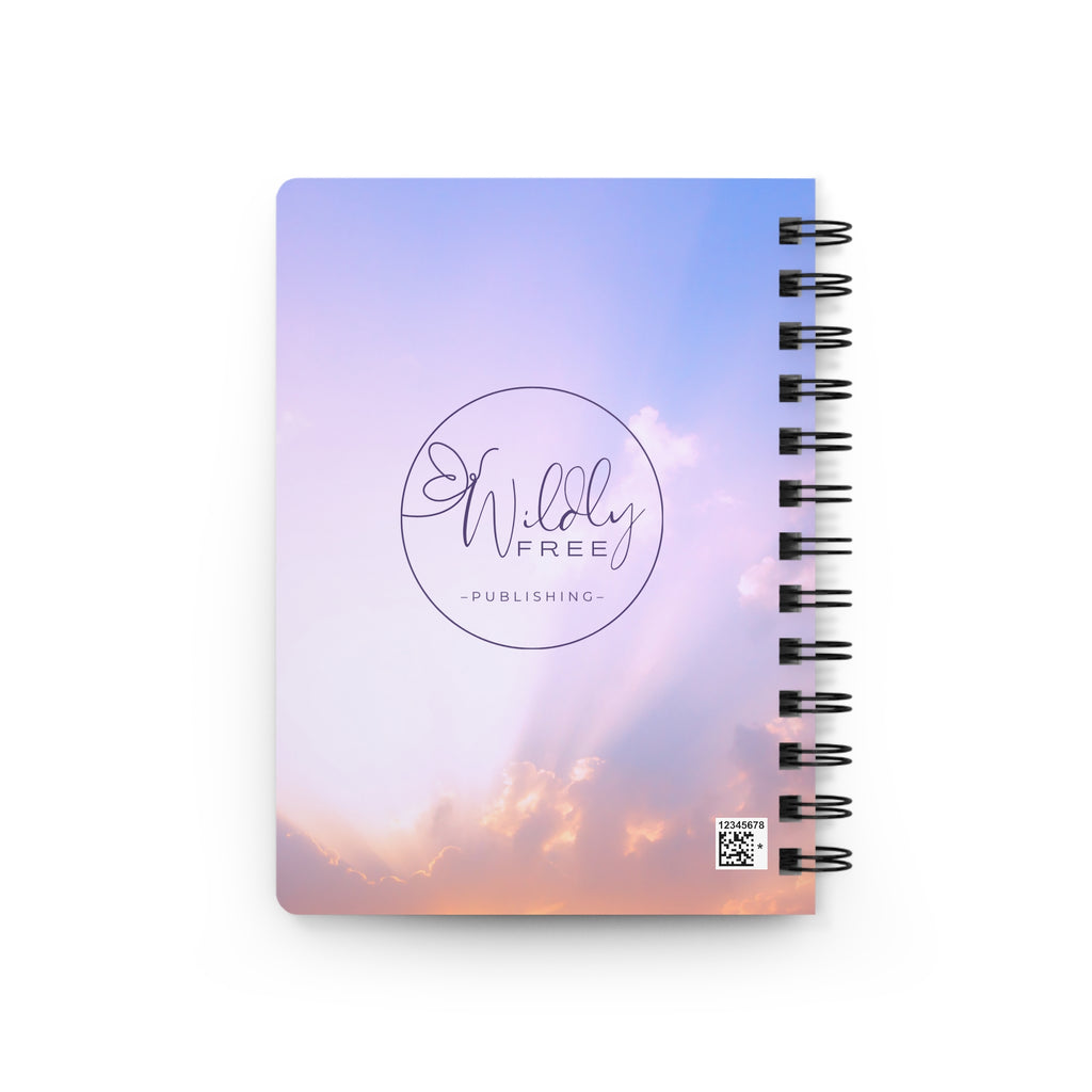 Butterfly Sky Spiral Journal — 'Where your story unfolds' Inspirational Notebook