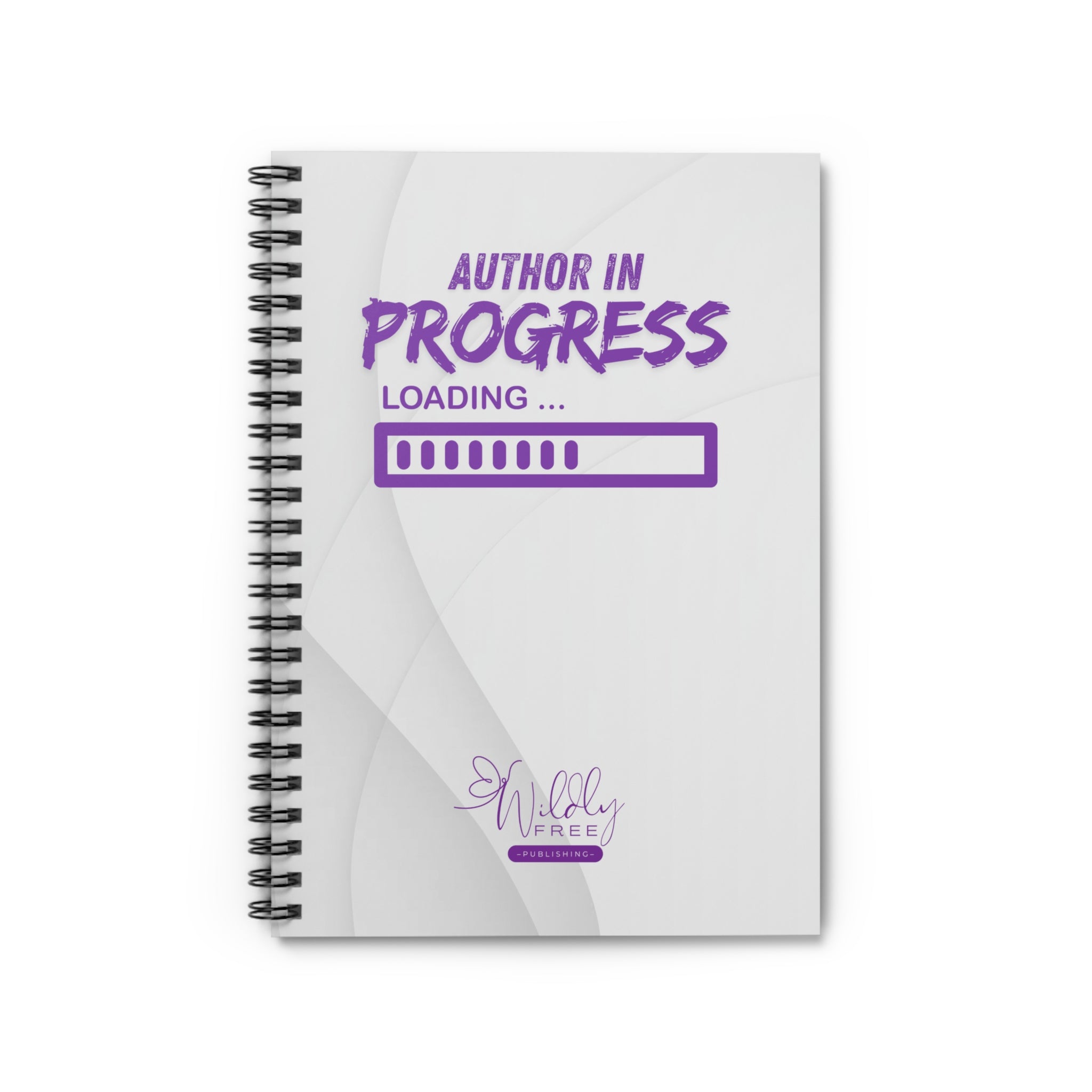 Author in Progress Spiral Notebook - Perfect for Writers, Students, Dreamers, Journaling, Back to School, Unique Gift Idea