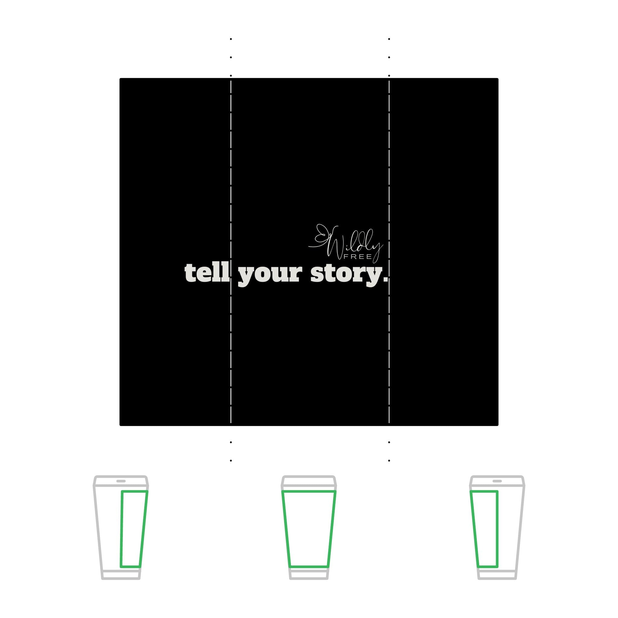 "Tell Your Story" Stainless 20oz Tumbler