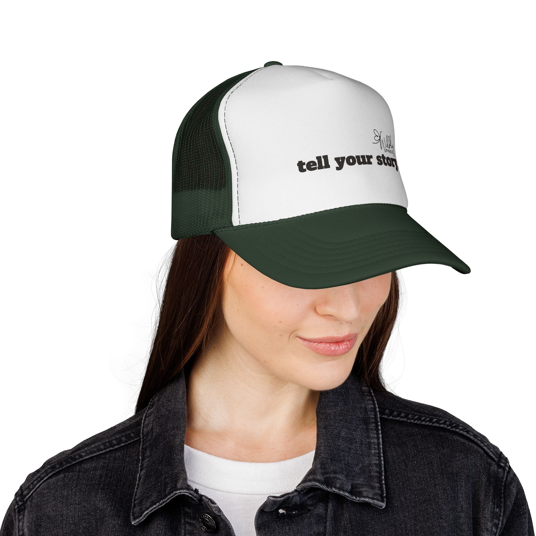 "Tell Your Story." Trucker Hat