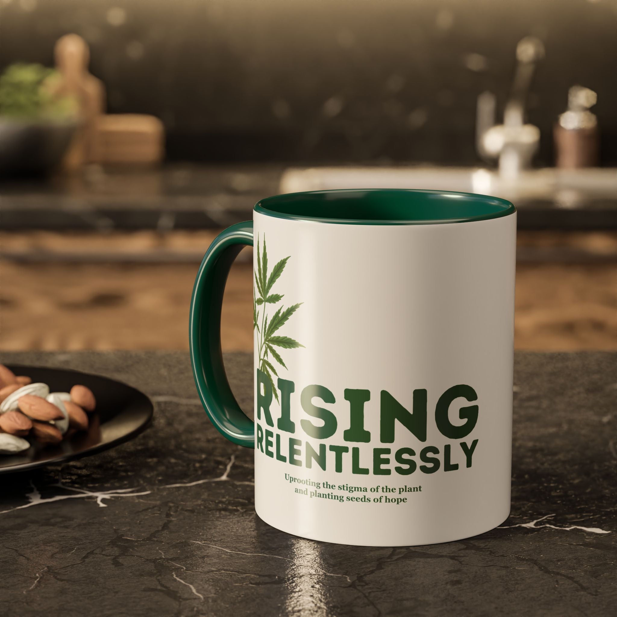 Rising Relentlessly Ceramic Mug (11oz/15oz)